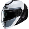 Casque Modulaire de Moto i91 Bina Blanc/Noir incliné de droite