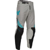 Pantalon de Motocross Launchmode Zone Thor noir et gris, de face