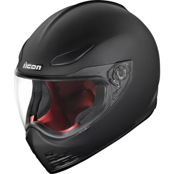 Casque Intégral de Moto Domain Rubatone Noir incliné de droite