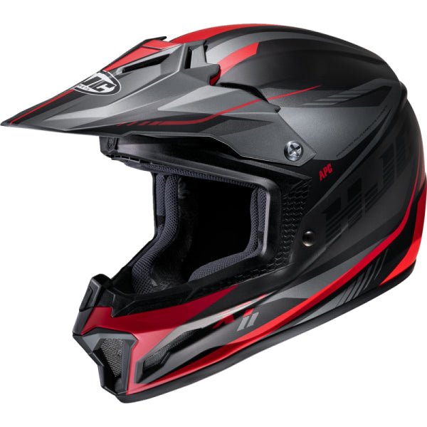 Casque de Motocross CL-XY2 Drift HJC rouge et gris