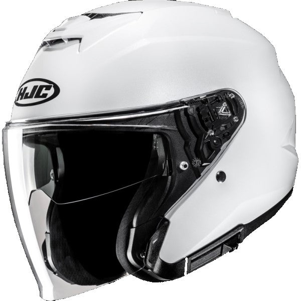 Casque Ouvert de Moto i31 Solid Blanc
