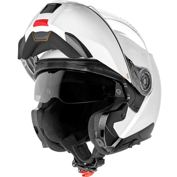 Casque de Moto Modulaire C5 ANC Schuberth Blanc, ouvert