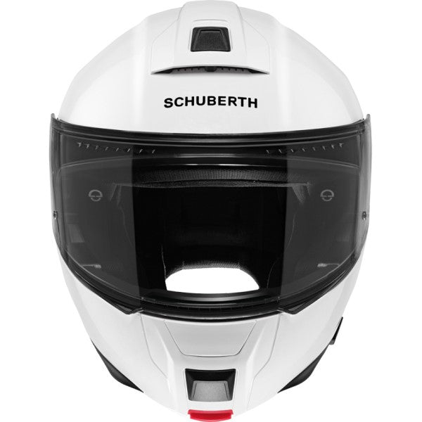 Casque de Moto Modulaire C5 ANC Schuberth Blanc, de face