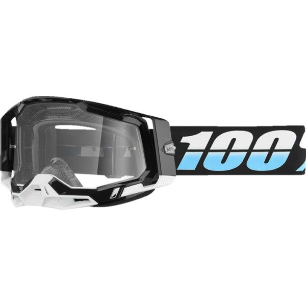 Lunettes de Motocross Racecraft 2 à Lentille Claire Noir