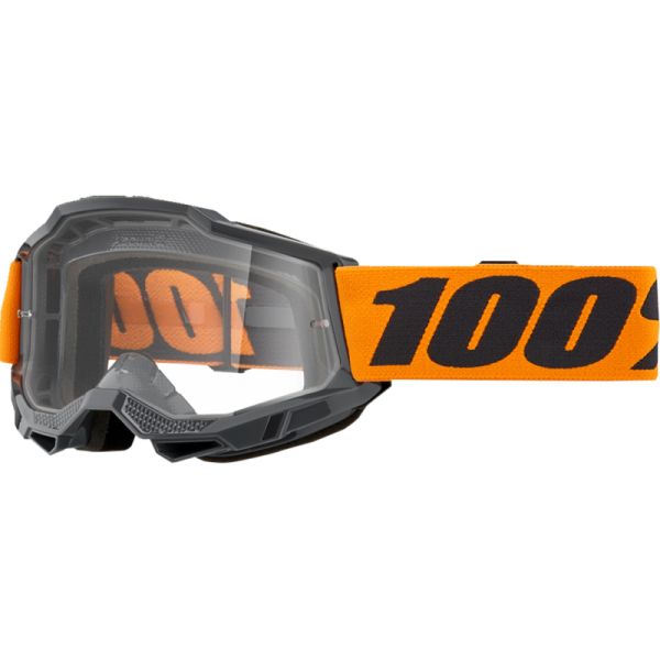 Lunettes de Motocross Accuri 2 OTG à Lentille Claire 100% Orange