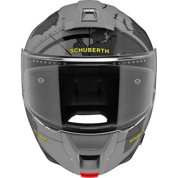 Casque de Moto Modulaire C5 Globe Schuberth Gris, de face