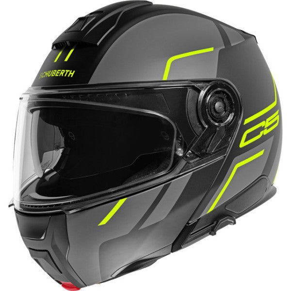 Casque de Moto Modulaire C5 Master Gris/Jaune