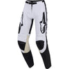 Pantalon de Motocross Racer Riway Blanc/Noir de face