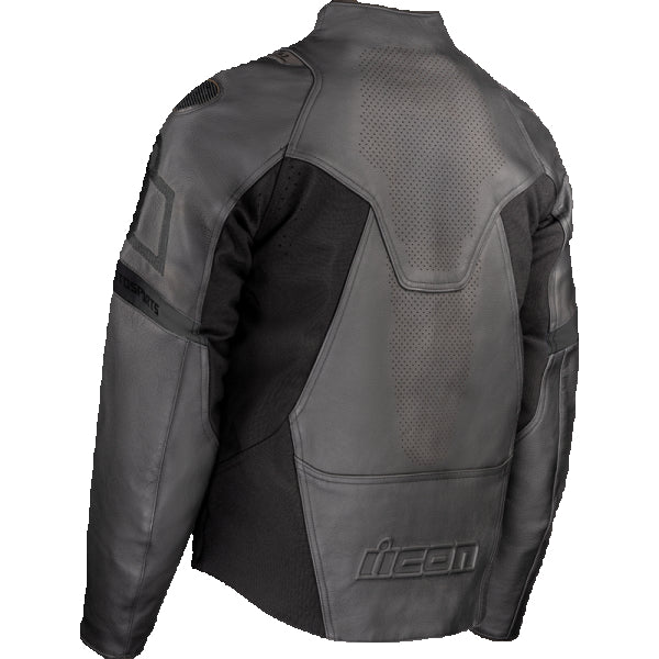 Manteau de Moto Overload Contra 3 Rizz Rizz Noir, Dos