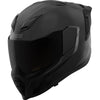 Casque Intégral de Moto Ultraflite Rizz Rizz Noir incliné de face
