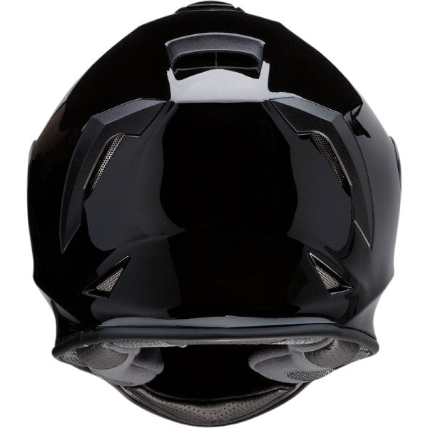 Casque Intégral de Moto Warrant Kuda/Noir de derrière