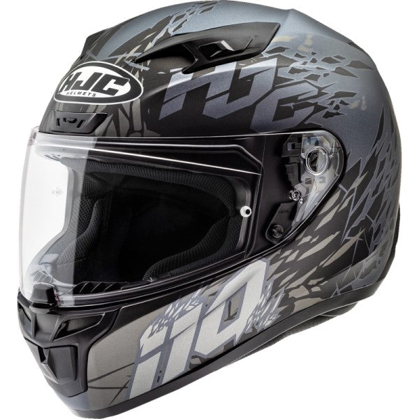 Casque Intégral de Moto I10 Pitfull Noir/Gris