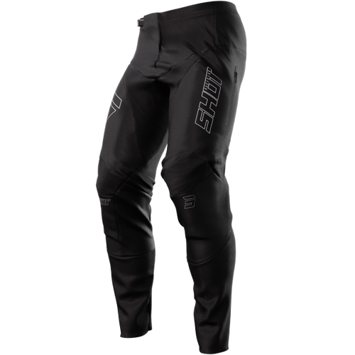 Pantalon de Motocross Shot Contact Zip Enduro Noir