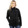 Manteau Ivy Canvas Femme FXR Noir, de face