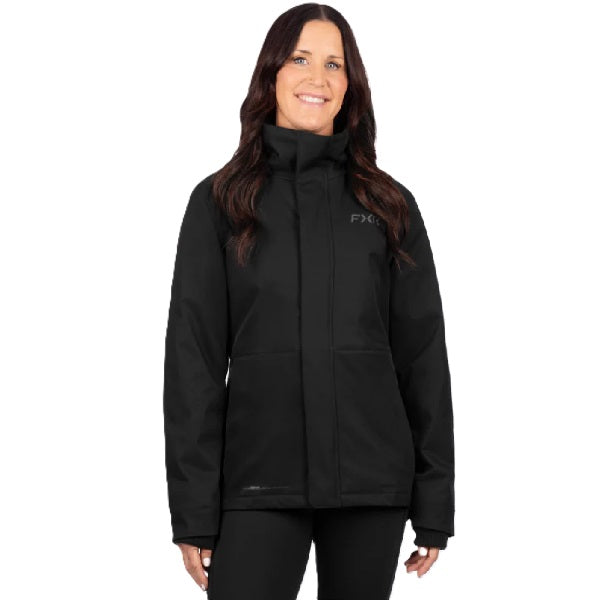 Manteau Ascend Femme FXR/ noir de face