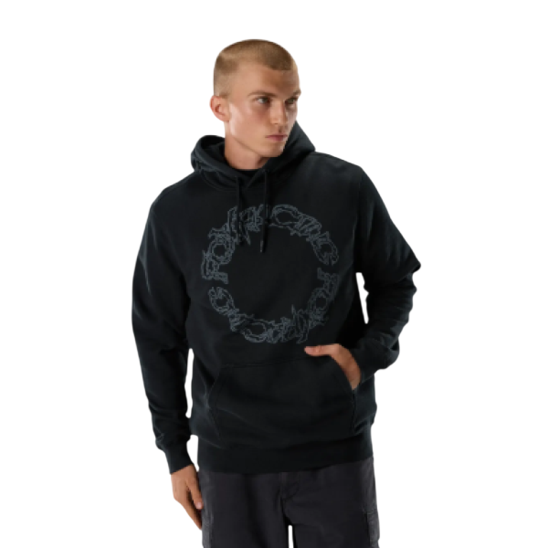 Coton Ouaté Slowburn/noir , de face