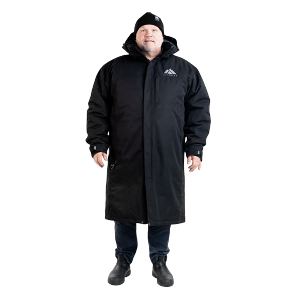 Manteau de Motoneige Pit/Jethwear/Noir, de face