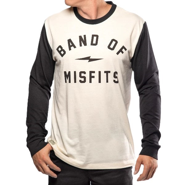 Chandail Capone Yarn Dye Junior/Fasthouse/noir beige de face