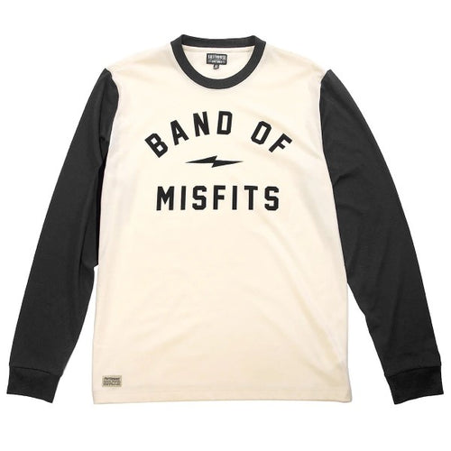 Chandail Capone Yarn Dye Blanc /Noir, de face