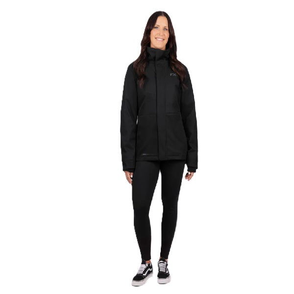 Manteau Ascend Femme FXR/ noir de face