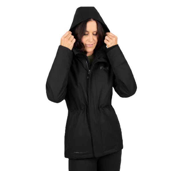 Manteau Ascend Femme FXR/ noir de face