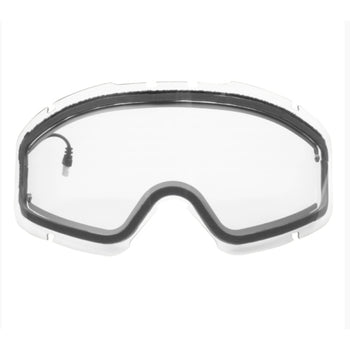 Lentille de Lunette de Motoneige Double Électrique Isolée 210° Titan Claire de face