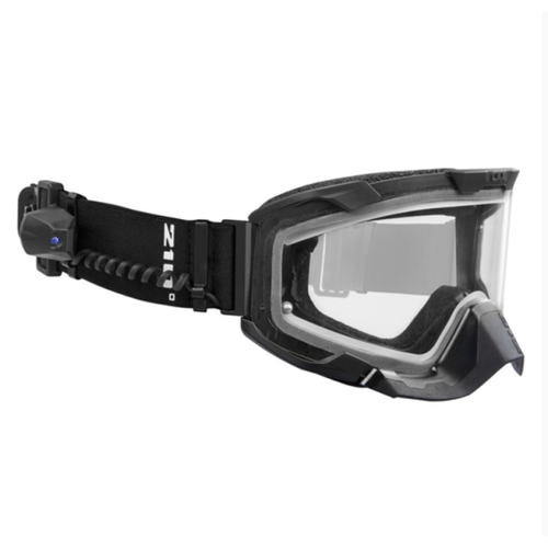 Lunettes de Motoneige Électrique Isolée Photochromique 210° Titan incliné de gauche