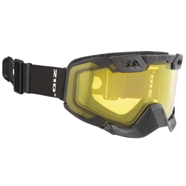 Lunettes 210°Titan Hors-Piste Tactical ventilé Rapid Clip noir jaune