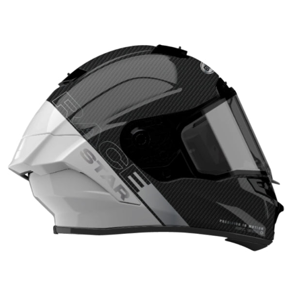 Casque Intégral de Moto Race Star DLX Flex Strike Argent/Noir