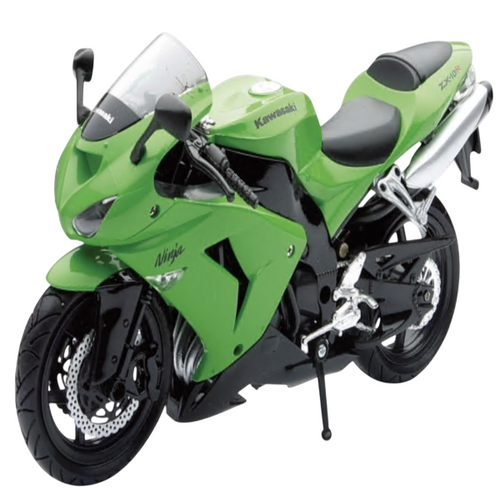 Modèle Réduit 1:12 Kawasaki Ninja ZX-10R/vert, New Ray Toys