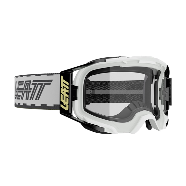 Lunette de Motocross Velocity 4.5 X-Flow Hard Junior/ leatt/ Claire, de face