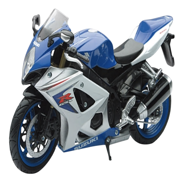 Modèle Réduit 1:12 Suzuki GSX-R1000/Bleu/New Ray Toys