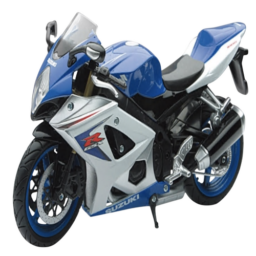Modèle Réduit 1:12 Suzuki GSX-R1000/Bleu/New Ray Toys