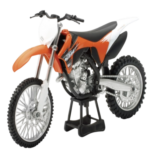 Modèle Réduit 1:12 KTM 450 SX-F 2011/orange, New Ray Toys