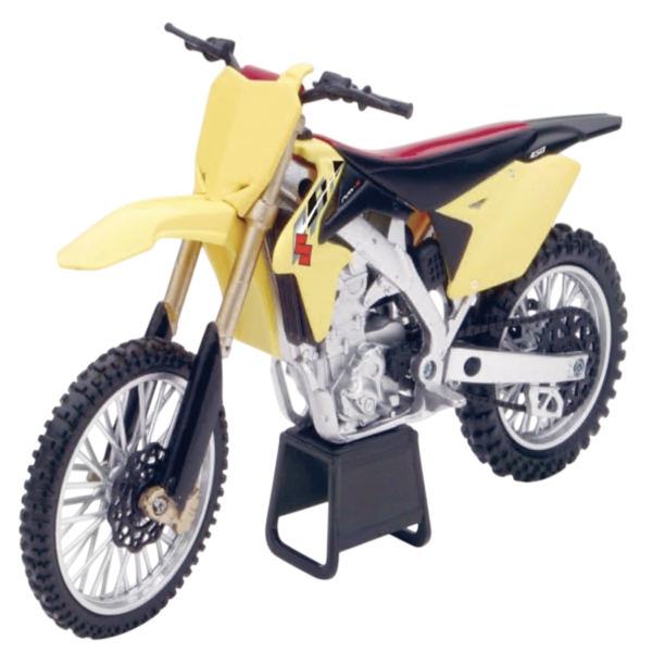 Modèle Réduit 1:12 Suzuki RM-Z450/Jaune/New Ray Toys