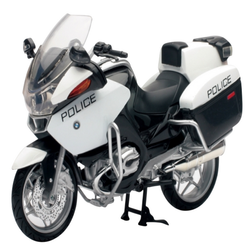 Modèle Réduit 1:12 BMW R1200: New Ray Toys, Noir et blanc