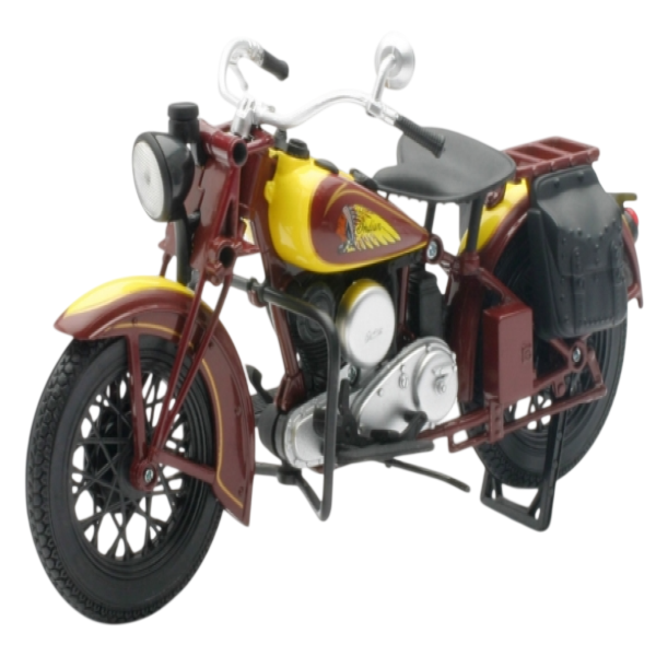 Modèle Réduit 1:12 Indian Sport Scout/New ray Toys/rouge foncé