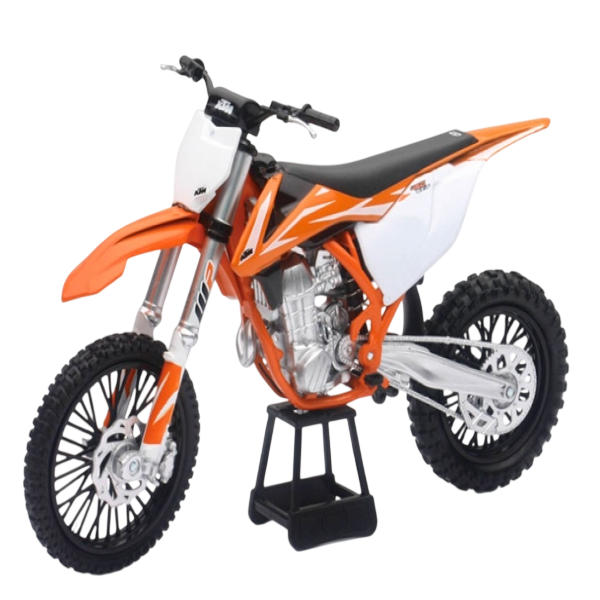 Modèle Réduit 1:10 KTM SX-F/New Ray Toys/blanc orange