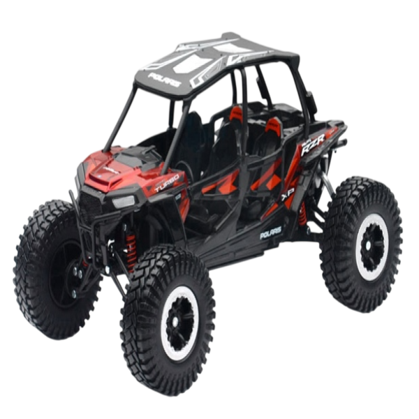 Modèle Réduit 1:18 Polaris RZR XP4 Turbo/New ray Toys/ Noir rouge