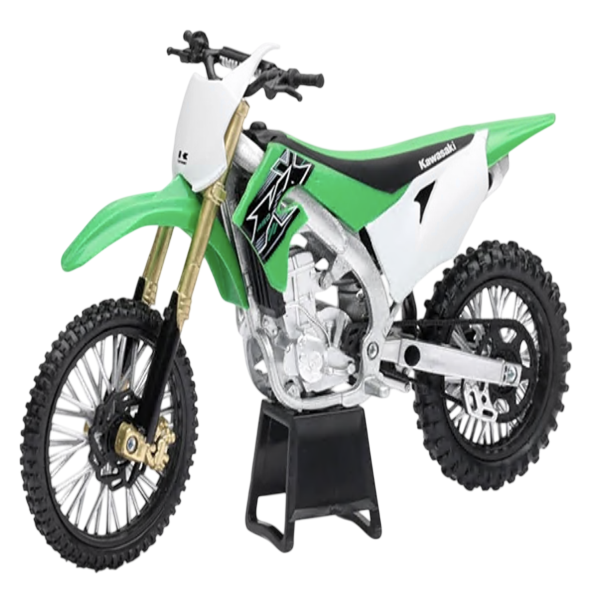 Modèle réduit 1:12 de Motocross Kawasaki KX450F/vert/ New Ray Toys