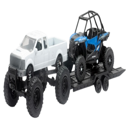 Modèle Réduit CAM A/POL RZR XP 1000 EPS/New Ray Toys/ blanc bleu