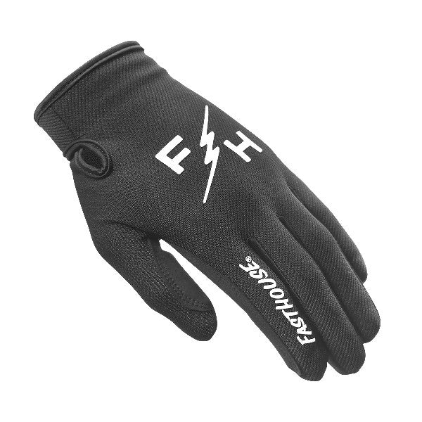 Gants de Motocross Carbon Eternal/Fasthouse noir/gauche