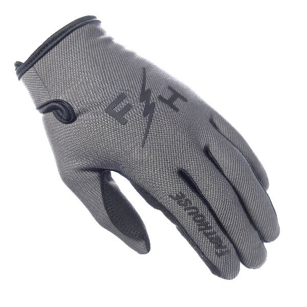 Gants de Motocross Carbon Eternal/Fasthouse gris/ gauche