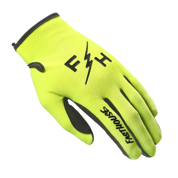 Gants de Motocross Carbon Eternal/Fasthouse haute visibilité/ gauche