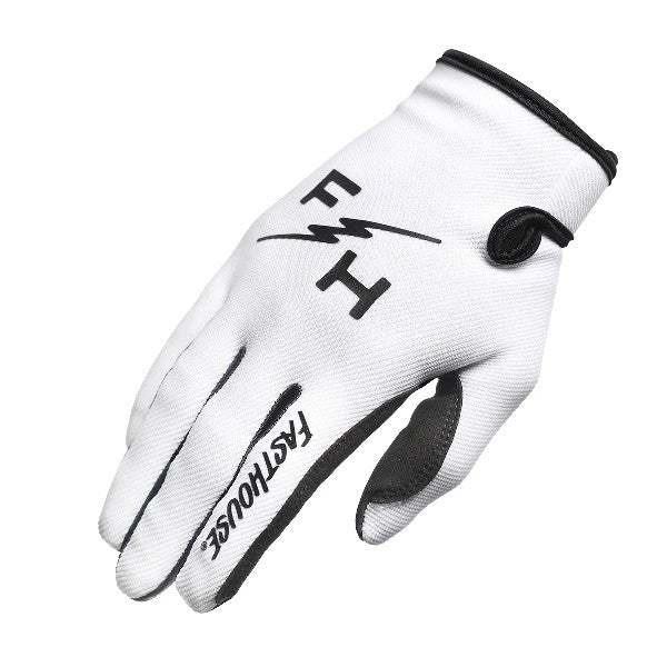 Gants de Motocross Carbon Eternal/Fasthouse blanc/droite