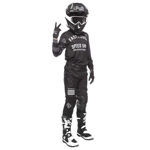 Pantalon de Motocross Carbon Eternal Junior Noir