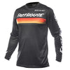 Chandail de Motocross Carbon Force/Fasthouse/noir de face