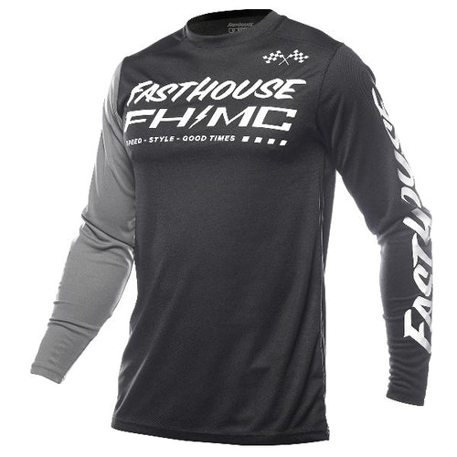 Chandail de Motocross Carbon Method/Fasthouse/Noir gris de face