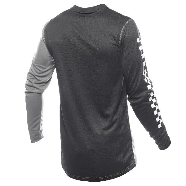 Chandail de Motocross Carbon Method/Fasthouse/gris et noir de dos