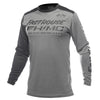 Chandail de Motocross Carbon Method/Fasthouse/gris et noir de face